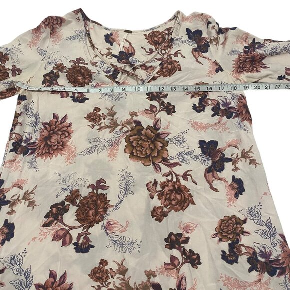 Free People Heartbeat Floral Tunic‎ Size M - Picture 6 of 7